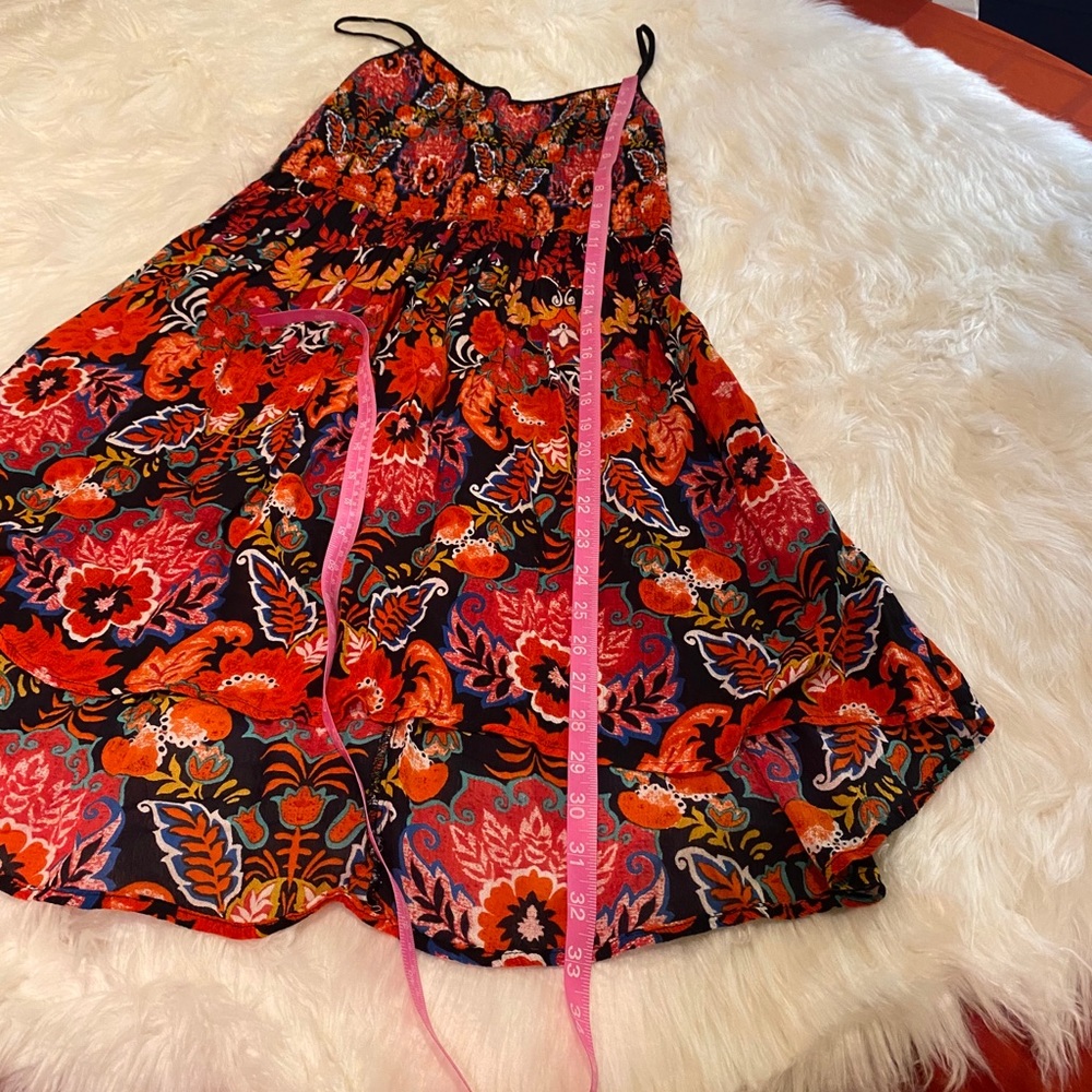 Band of Gypsies black, orange, & red boho dress size mediun - Picture 6 of 16